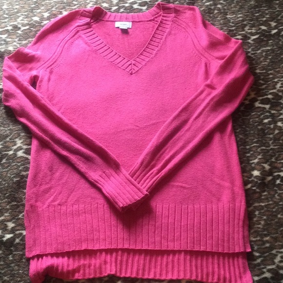 Old Navy Sweaters - Hot pink Tunic length cotton sweater